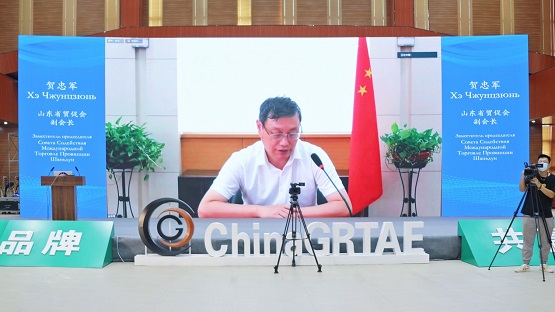 山東省貿(mào)促會副會長賀忠軍 山東省貿(mào)促會副會長賀忠軍