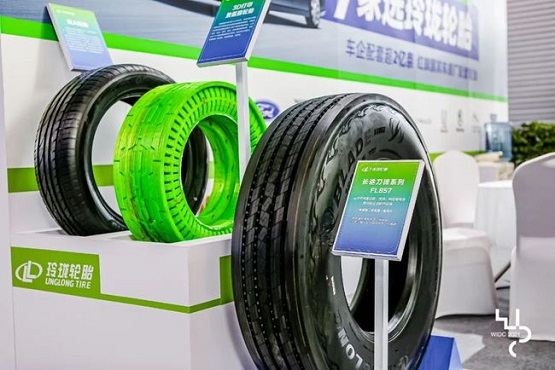 玲瓏研發(fā)的蒲公英橡膠輪胎、石墨烯輪胎、3D打印聚氨酯輪胎、智能輪胎、自愈合輪胎等