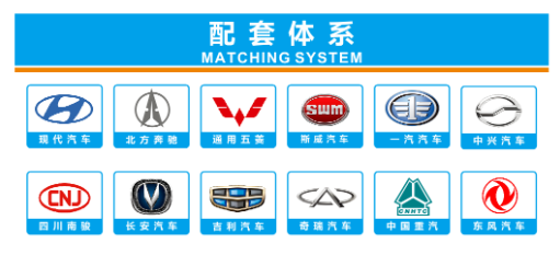 　配套市場，海大集團成功進入現代汽車、通用汽車、北方奔馳、東風汽車、中國重汽、吉利汽車、長安汽車、奇瑞汽車、一汽汽車等30余個整車廠配套體系，并建立了長期戰略合作伙伴關系。