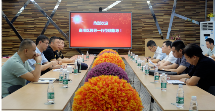區領導蒞臨百川調研指導，給予企業充分肯定