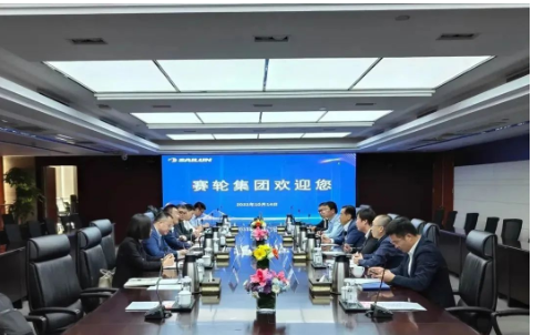 物產(chǎn)中大化工董事長，拜訪賽輪集團(tuán)