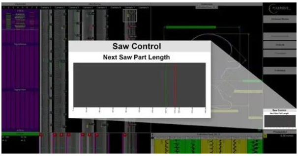 新的SawControl軟件模塊使用Pixargus檢測系統的數據來優化型材切割。該系統在確保切割至客戶指定長度的所有型材均無缺陷，并且以最小偏差切割出任何包含缺陷的型材。