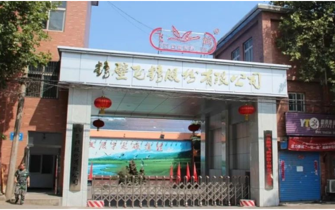 鶴壁市稅務局王局長一行領導，蒞臨鶴壁飛鶴股份有限公司參觀指導工作并進行稅務普法宣傳，全膠鞋總經理杜總、財務總監苗總熱情接待。