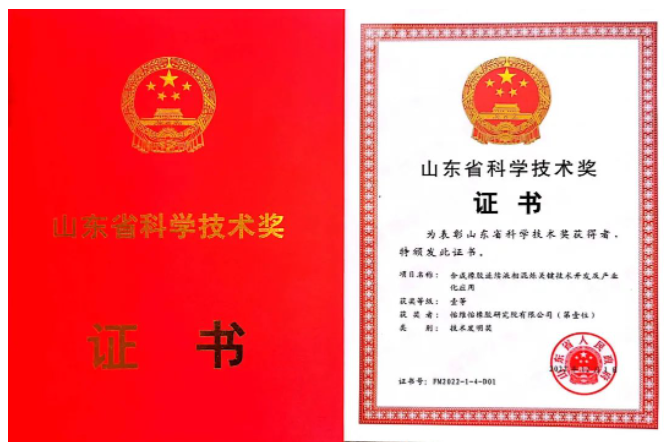 山東省委、省政府在濟(jì)南召開(kāi)了一場(chǎng)盛大的科技創(chuàng)新大會(huì)。怡維怡橡膠研究院、益凱新材料有限公司和賽輪集團(tuán)聯(lián)合申報(bào)的《合成橡膠連續(xù)液相混煉關(guān)鍵技術(shù)開(kāi)發(fā)及產(chǎn)業(yè)化應(yīng)用》項(xiàng)目，在此次大會(huì)上喜獲2022年度山東省技術(shù)發(fā)明獎(jiǎng)一等獎(jiǎng)。這一項(xiàng)目的成功研發(fā)和產(chǎn)業(yè)化應(yīng)用，標(biāo)志著我國(guó)橡膠行業(yè)邁入了一個(gè)全新的階段。