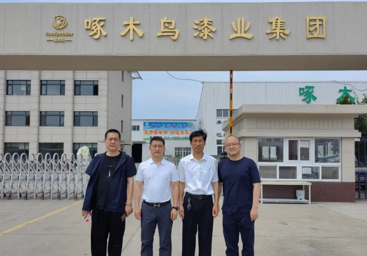 楊錄真董事長向來賓們簡要介紹了啄木鳥漆業(yè)集團的整體情況、發(fā)展歷程、技術研發(fā)、市場布局以及產(chǎn)品應用和工程領域等方面。他表示，啄木鳥漆業(yè)自成立以來，憑借企業(yè)的科技研發(fā)實力和生產(chǎn)能力，一直致力于為市場提供優(yōu)質(zhì)的產(chǎn)品和服務。